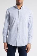 Peter Millar Hanford Performance Twill Button-Down Shirt