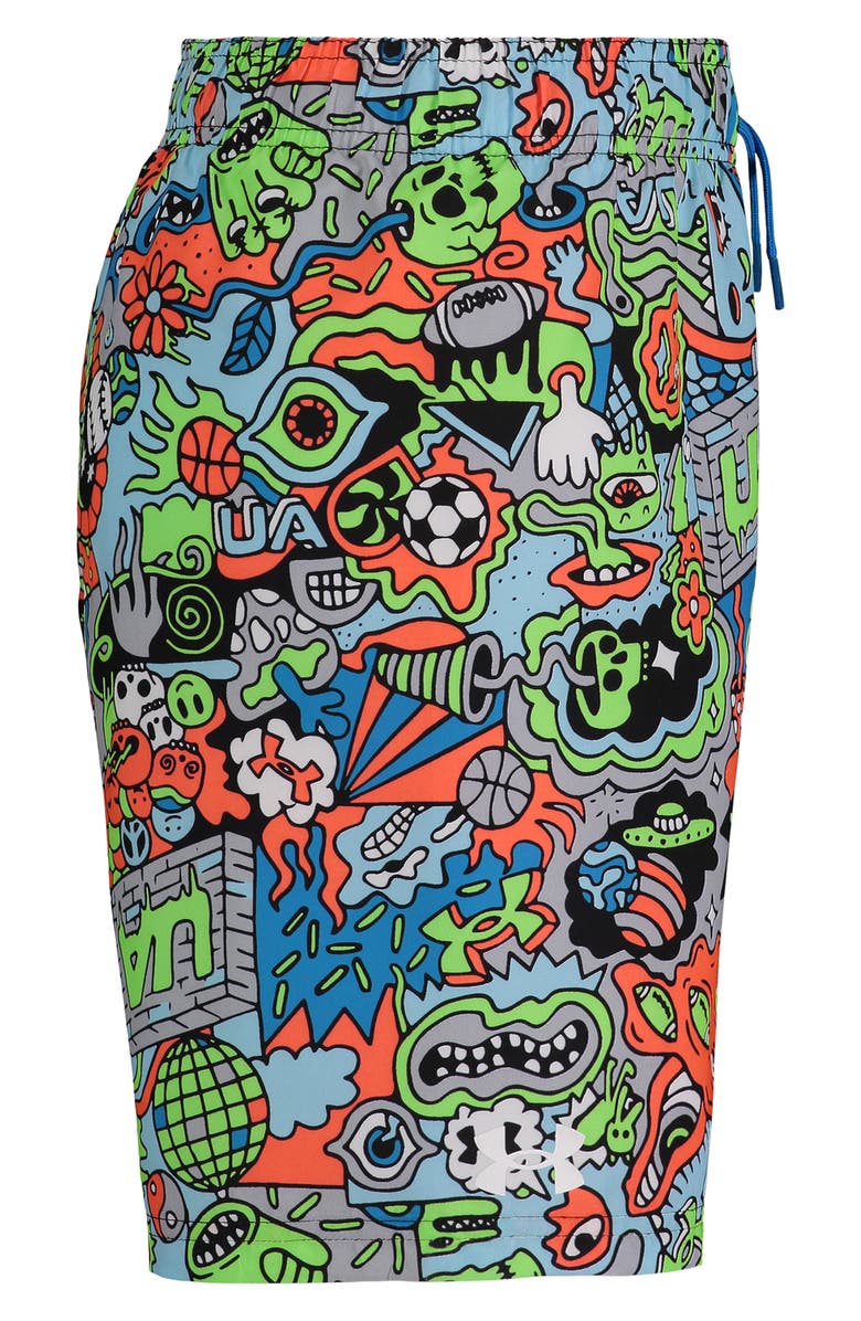 Under Armour Kids' Out There Volley Swim Shorts, Alternate, color, 
