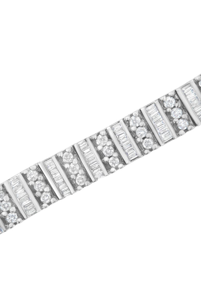 Haus of Brilliance 14K White Gold 4 7/8 cttw Diamond Tennis Bracelet, Alternate, color, White