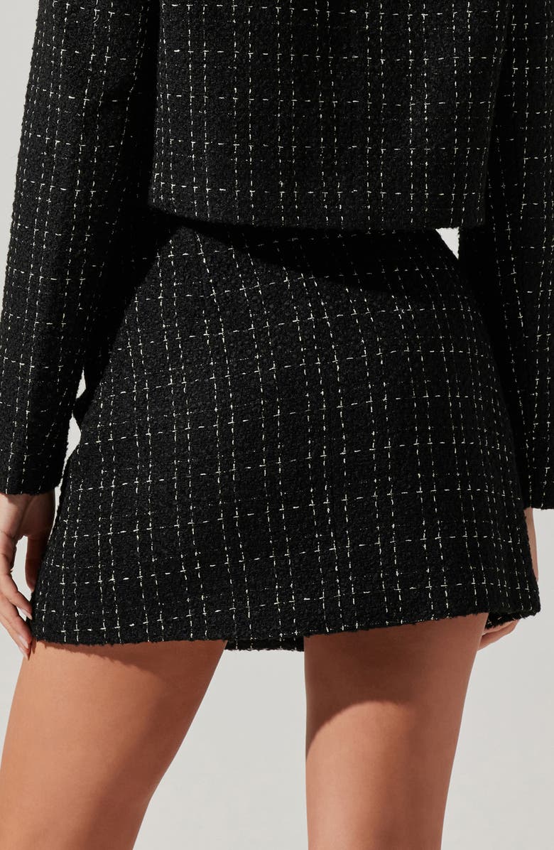 ASTR the Label Covina Tweed Miniskirt, Alternate, color,