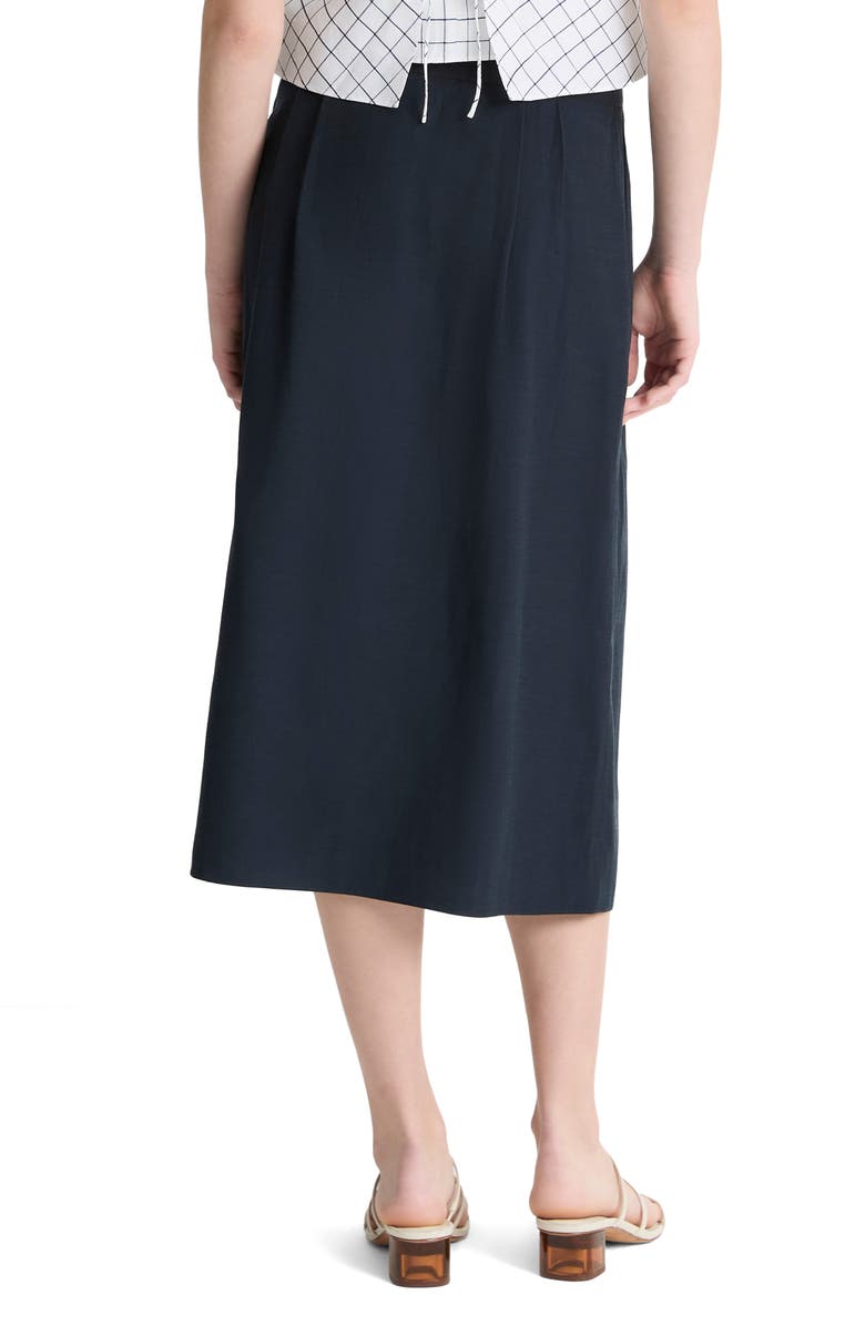 Vince Belted Midi Skirt, Alternate, color, Coastal