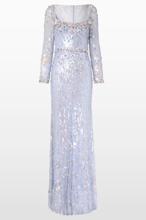 Kestra sequin-embellished maxi dress