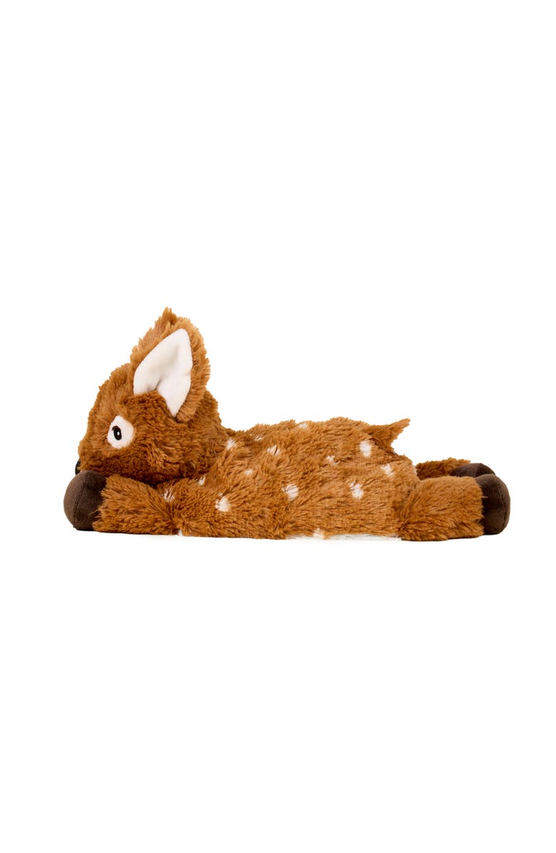 Warmies Laying Down Deer Plush Toy, Alternate, color, Medium Brown