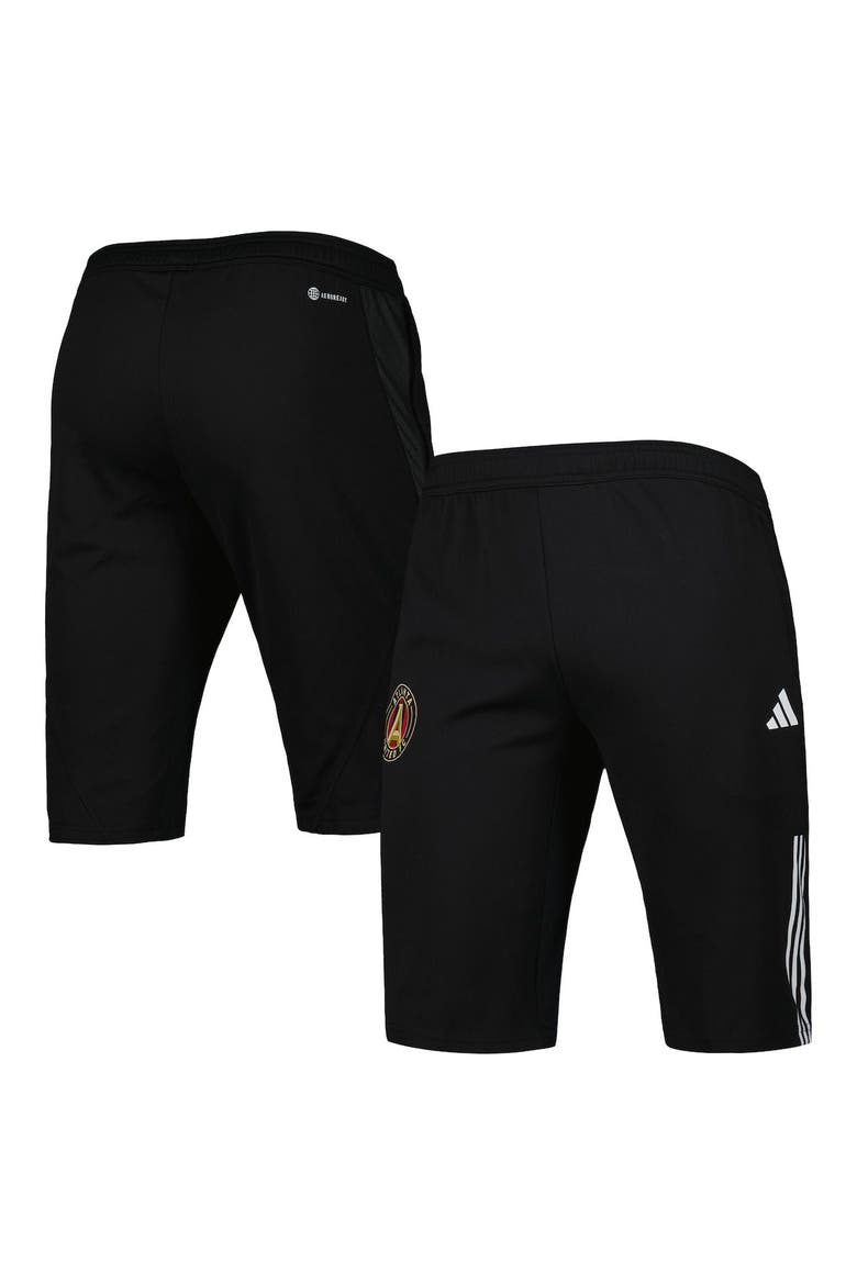 Men's adidas Black Atlanta United FC 2023 On-Field Training AEROREADY Half Pants, Main, color, Black