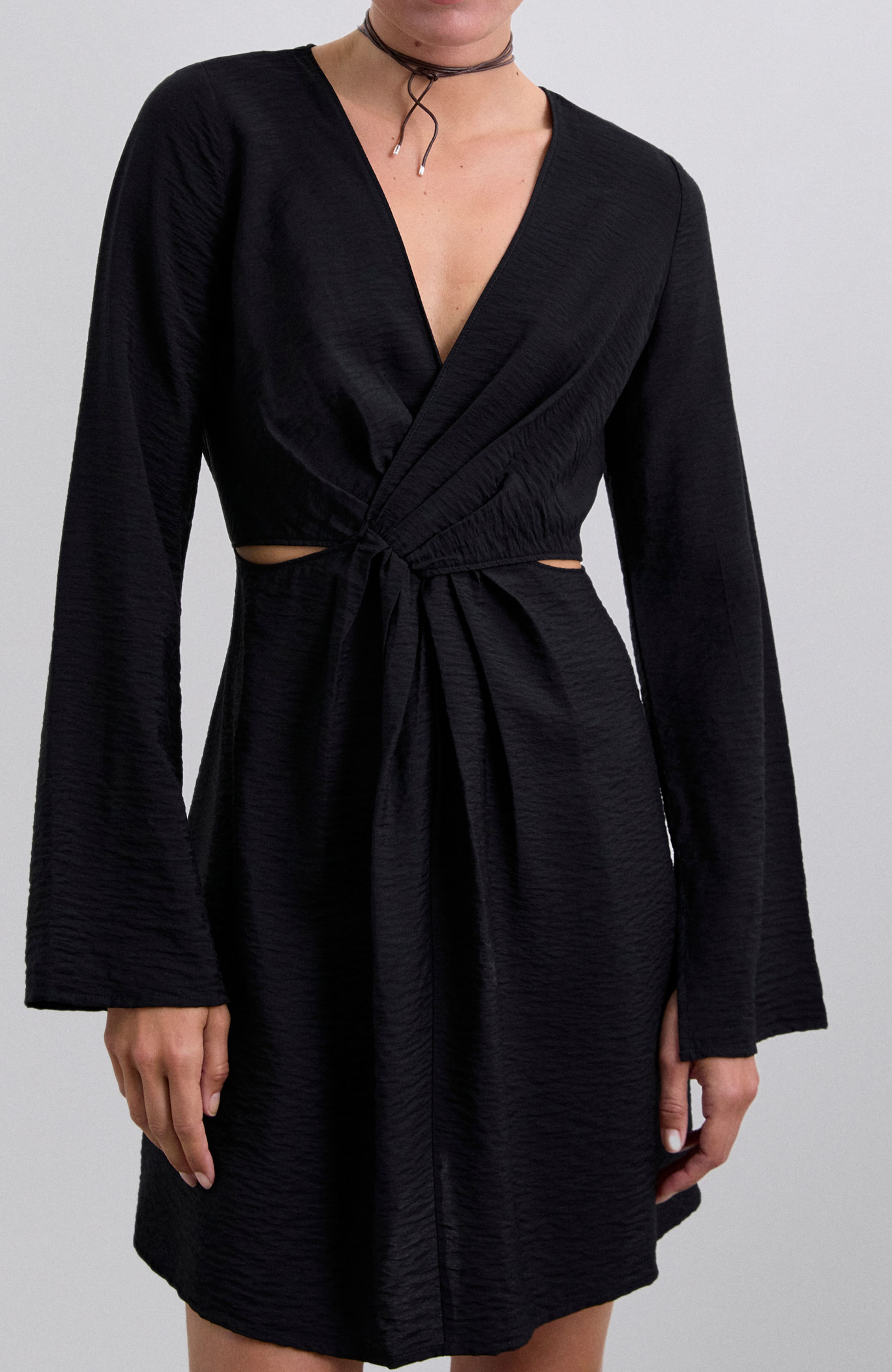 Ray Knot Short Dress