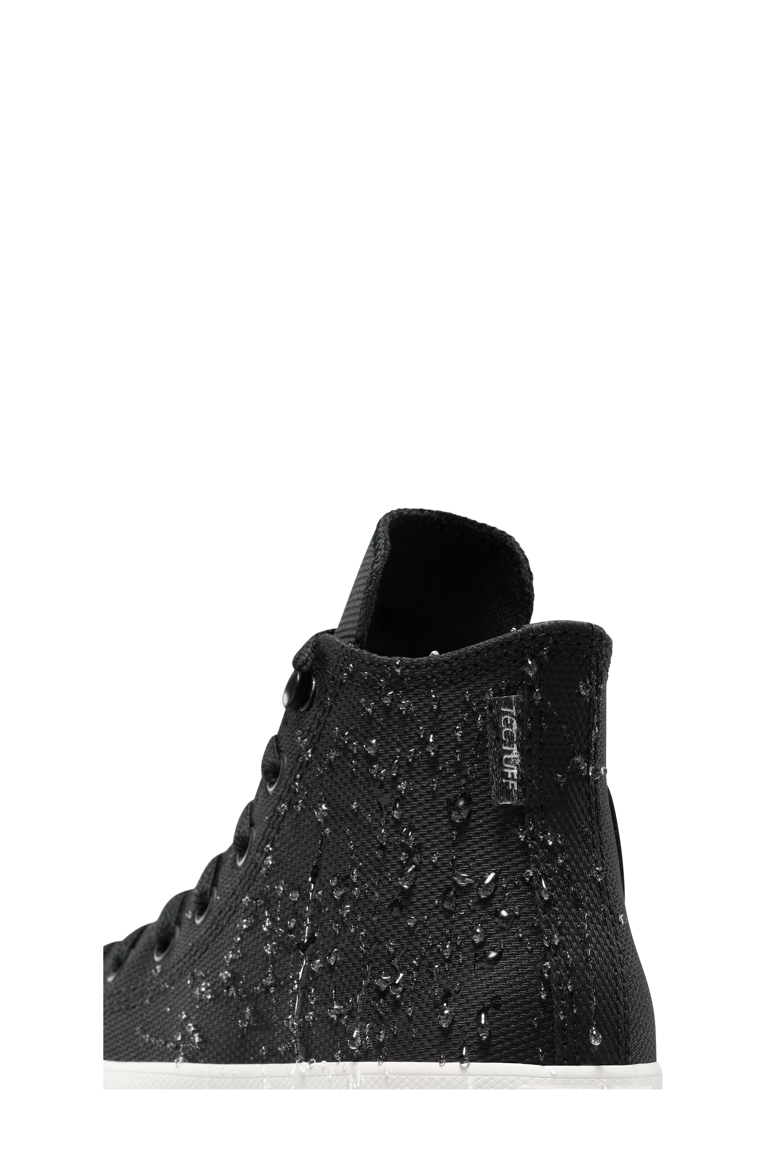 Converse Kids' Chuck Taylor All Star Waterproof TecTuff High Top Sneaker, Alternate, color, Black/ Cold Stare/ Egret
