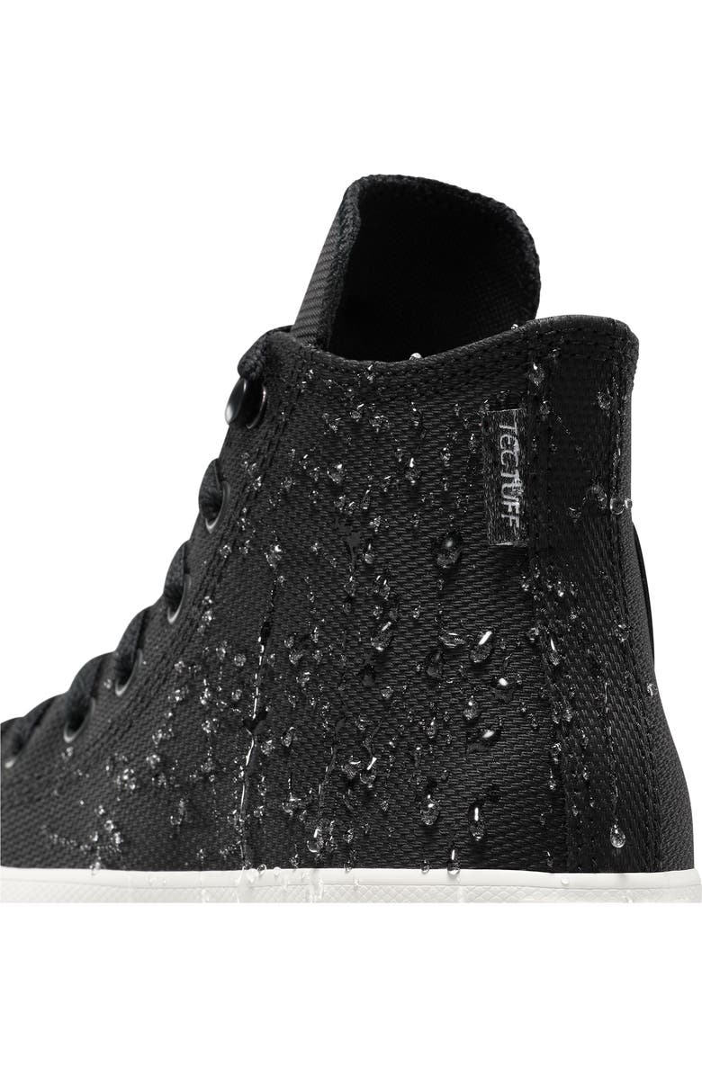 Converse Kids' Chuck Taylor All Star Waterproof TecTuff High Top Sneaker, Alternate, color, Black/ Cold Stare/ Egret