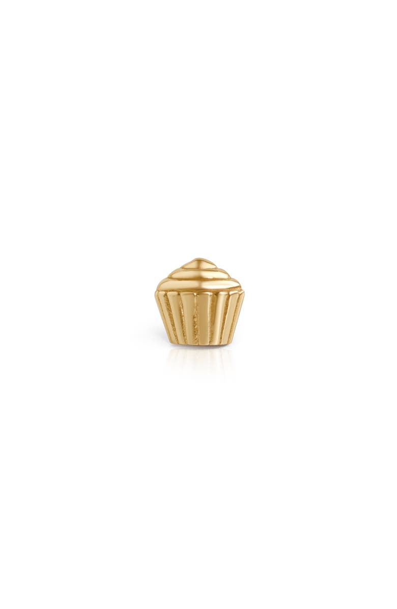 Whit Jewelry 14K Yellow Gold Cupcake Stud, Main, color, Gold - Butterfly Back
