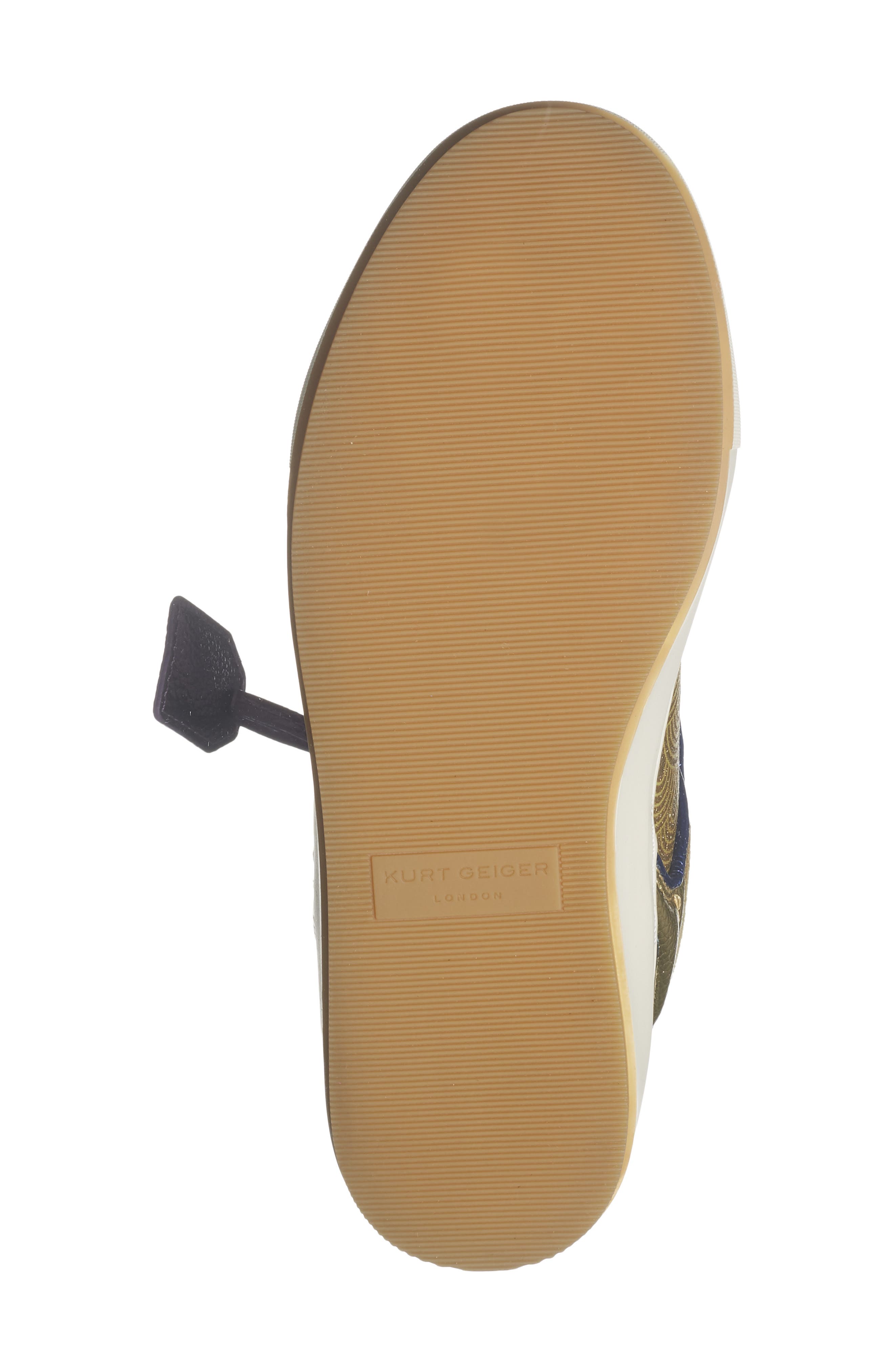 Kurt Geiger London Southbank Tag Sneaker, Alternate, color, Metal Comb