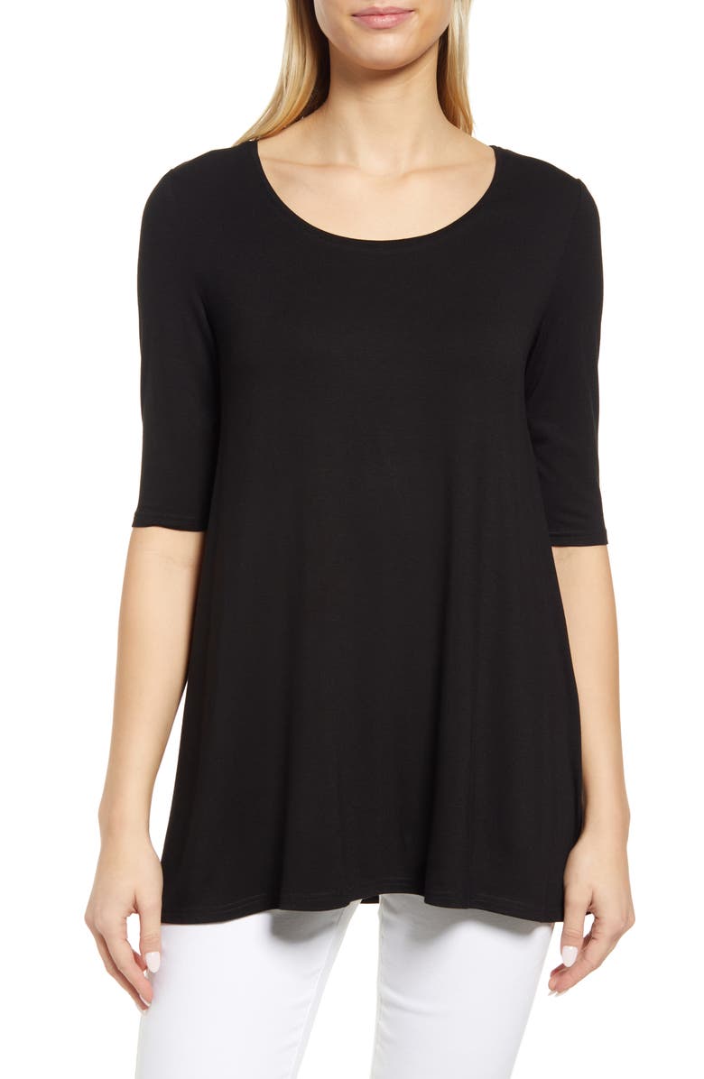 Ming Wang Women's Jersey Top, Main, color, 