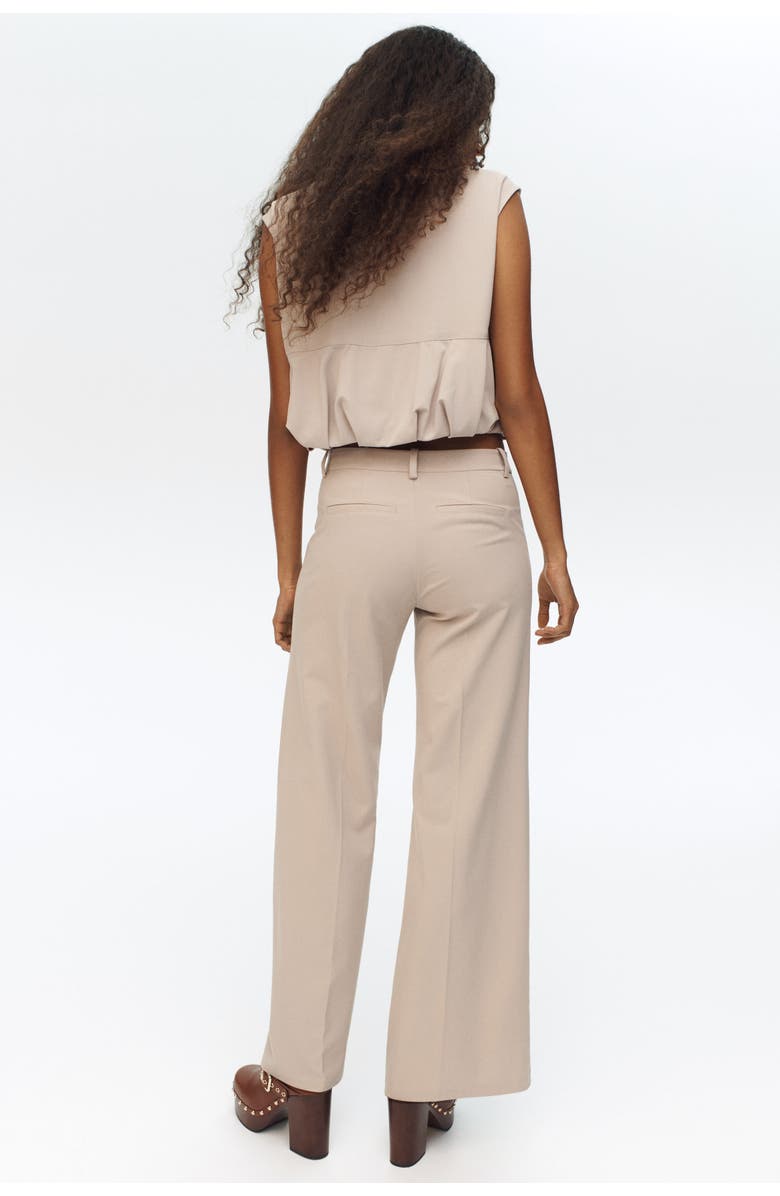 H&M Tailored Trousers, Alternate, color, Light Beige
