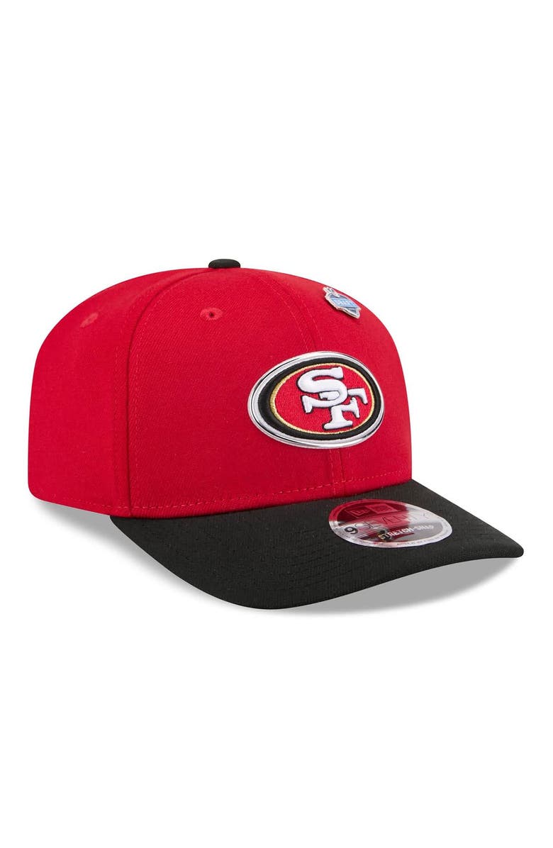 New Era Men's New Era Scarlet/Black San Francisco 49ers 2026 NFL Draft 9SEVENTY Adjustable Hat, Alternate, color, Scarlet