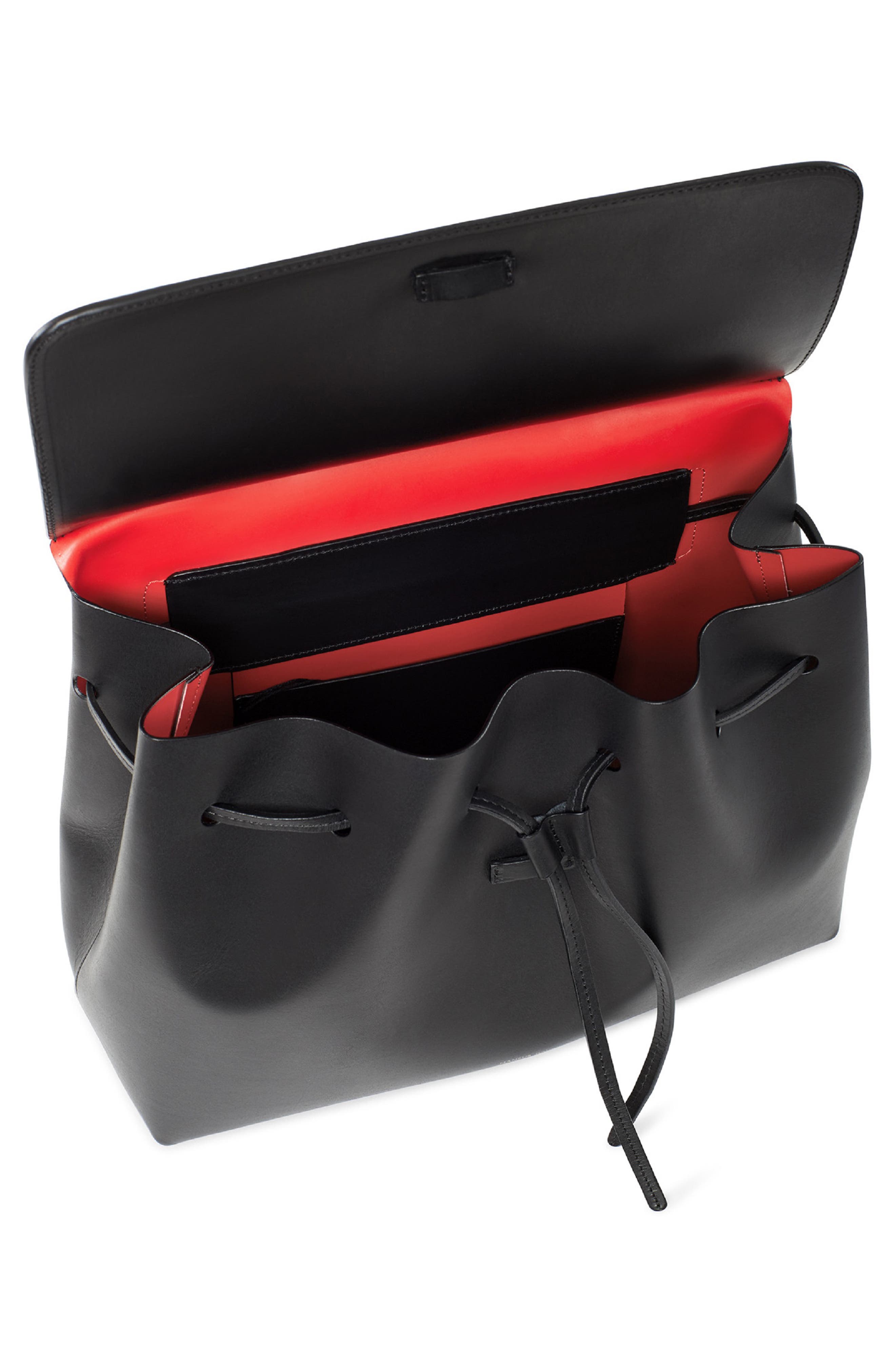 Mansur Gavriel Mini Lady Leather Bag, Alternate, color, 