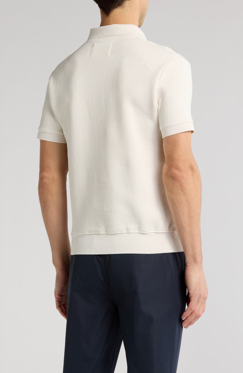 DENIM AND FLOWER Quarter Zip Sweater Polo, Alternate, color,