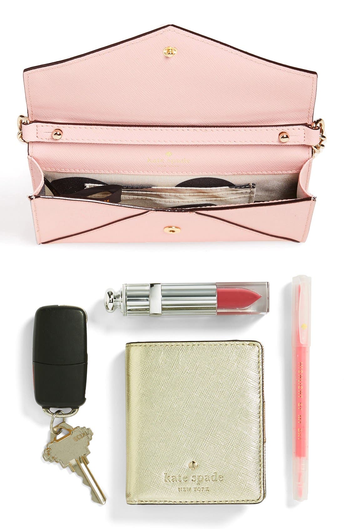 'cedar street - monday' crossbody bag, Alternate, color, ROSE JADE