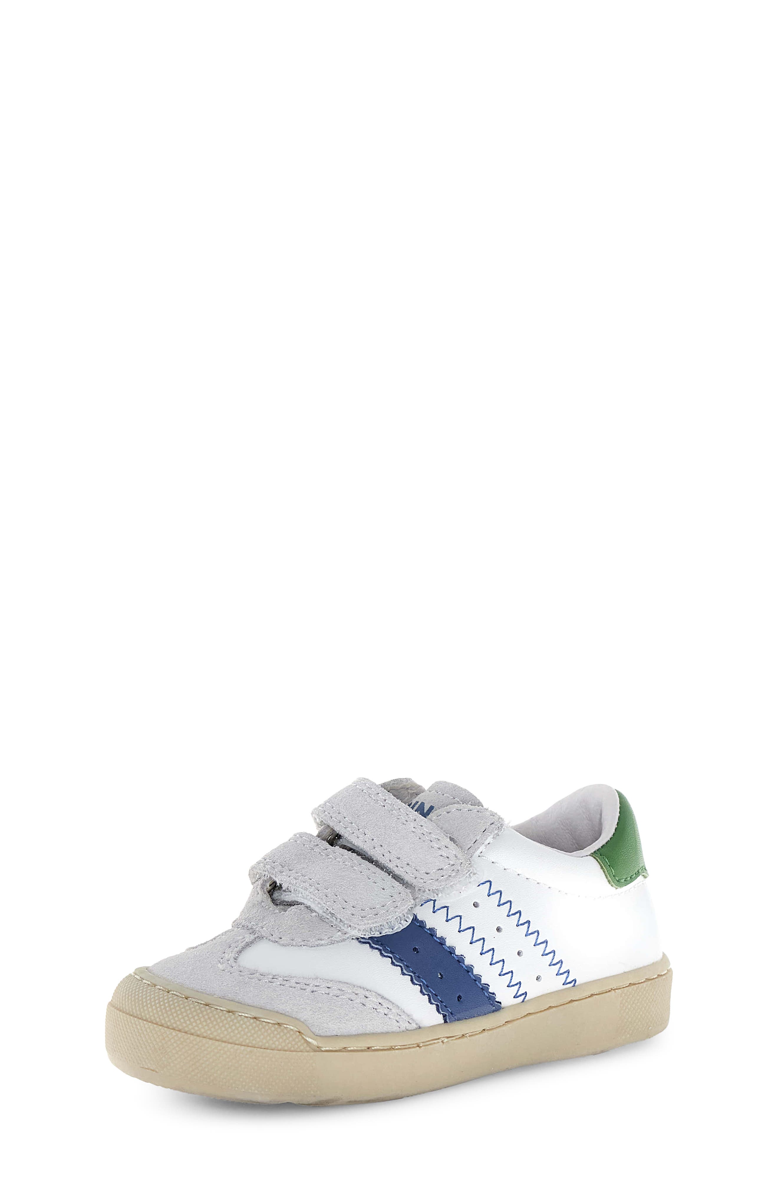 Naturino Kids' Riby VL Sneaker, Main, color, White/ Blue