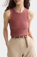 Scotch & Soda Stretch Cotton Rib Tank