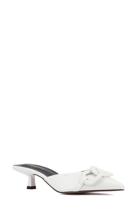 Agustina Kitten Heel Mule (Women)