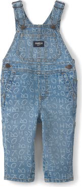 OSHKOSH BGOSH Print Denim Overalls