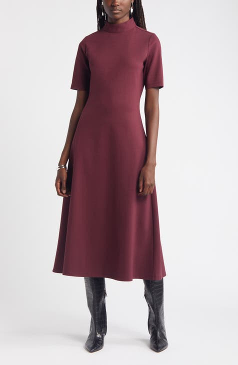 Women s Burgundy Midi Dresses Nordstrom