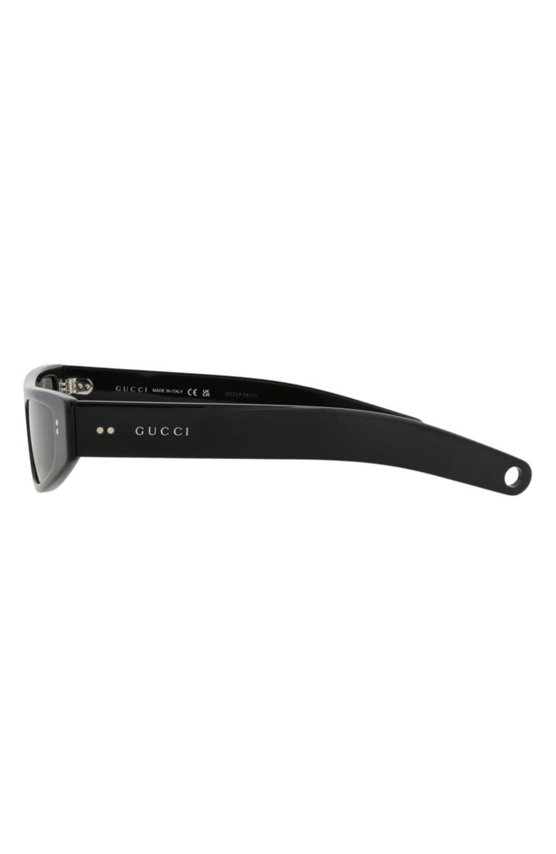 Gucci Novelty Sunglasses, Alternate, color, Black Black Grey