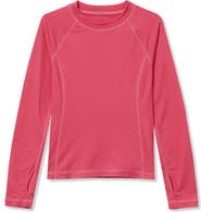 Lands' End Girls Thermal Base Layer Long Underwear Thermaskin Crew Neck Shirt