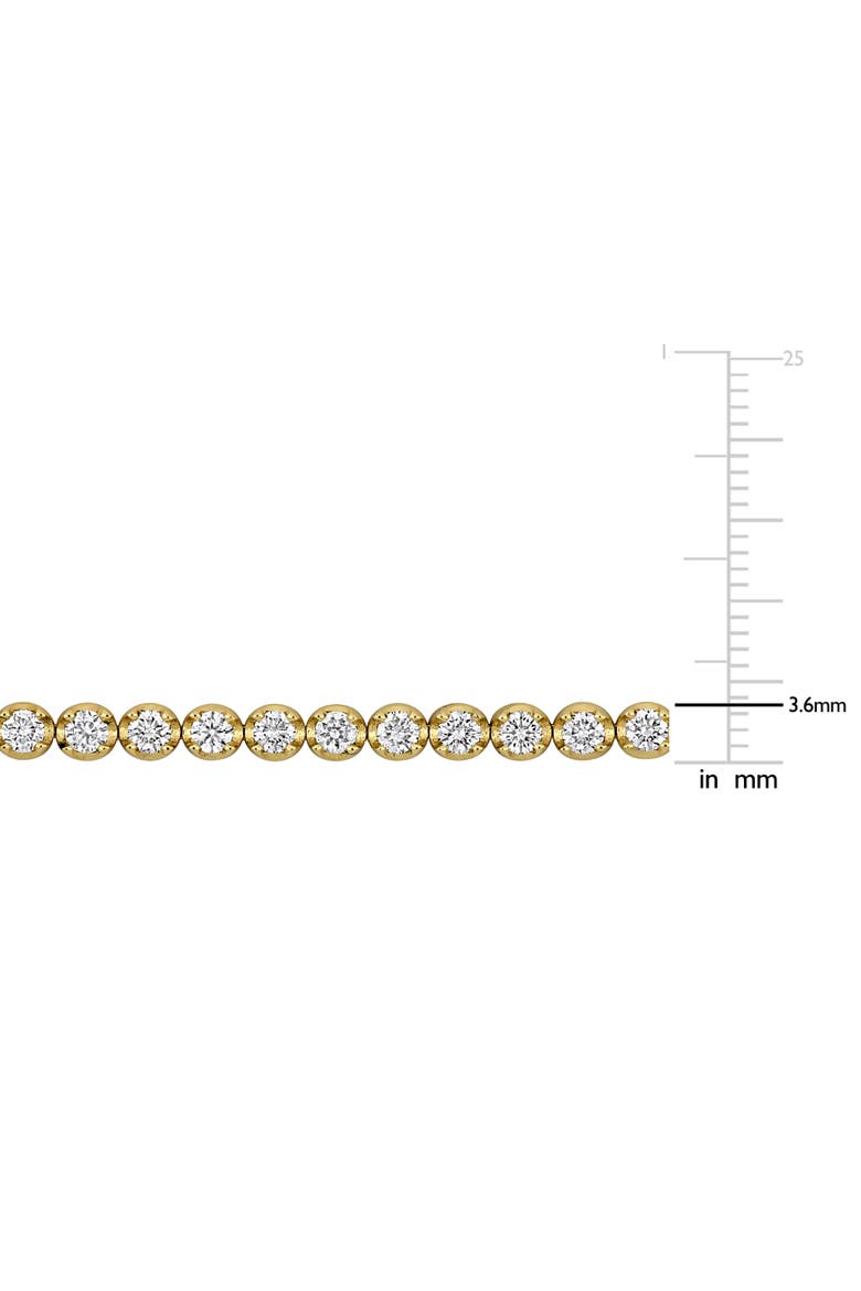 2 1/2ct. t.w. Lab-Grown Diamond Tennis Bracelet 14k, Alternate, color, Yellow Gold
