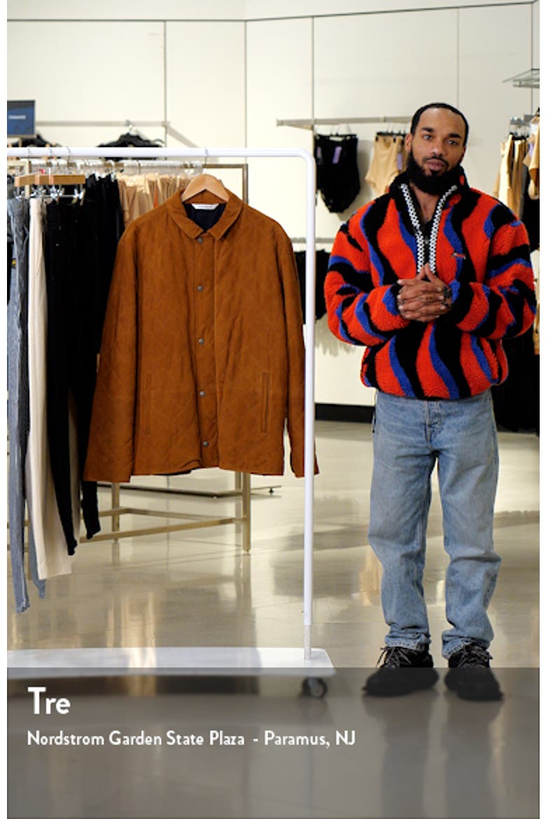 Suffolk Quilted Windproof & Water Resistant Suede Jacket video