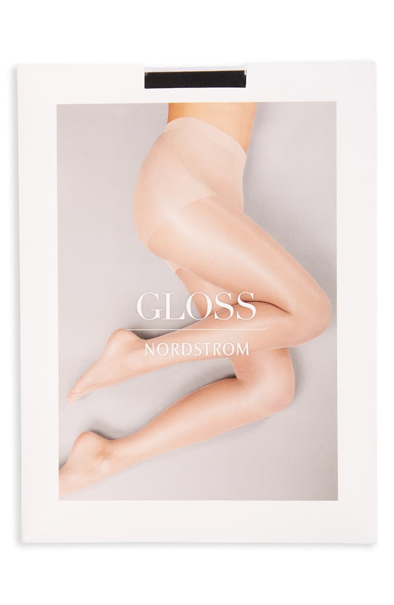 Nordstrom 'Gloss' Control Top Pantyhose, Alternate, color, 