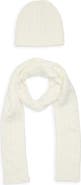 Treasure & Bond Cable Knit Scarf & Beanie Set