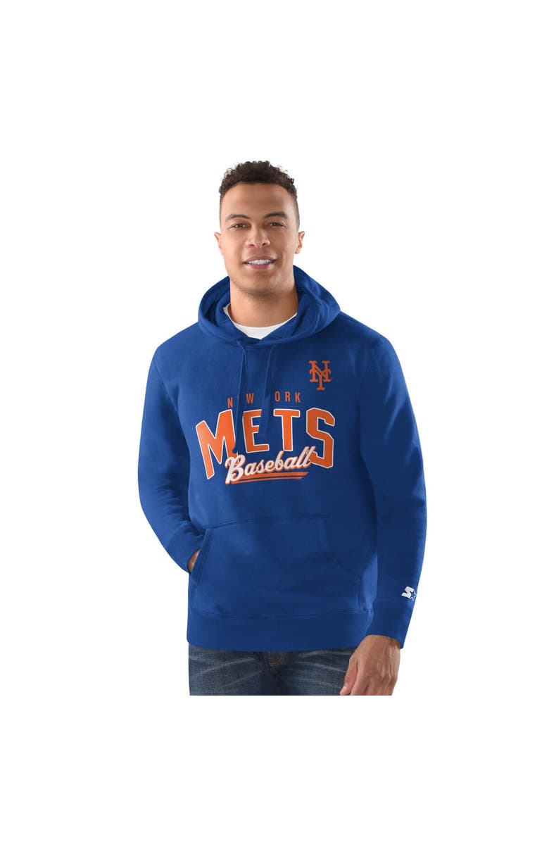 STARTER Men's Starter Royal New York Mets Classic Pullover Hoodie, Alternate, color, Royal