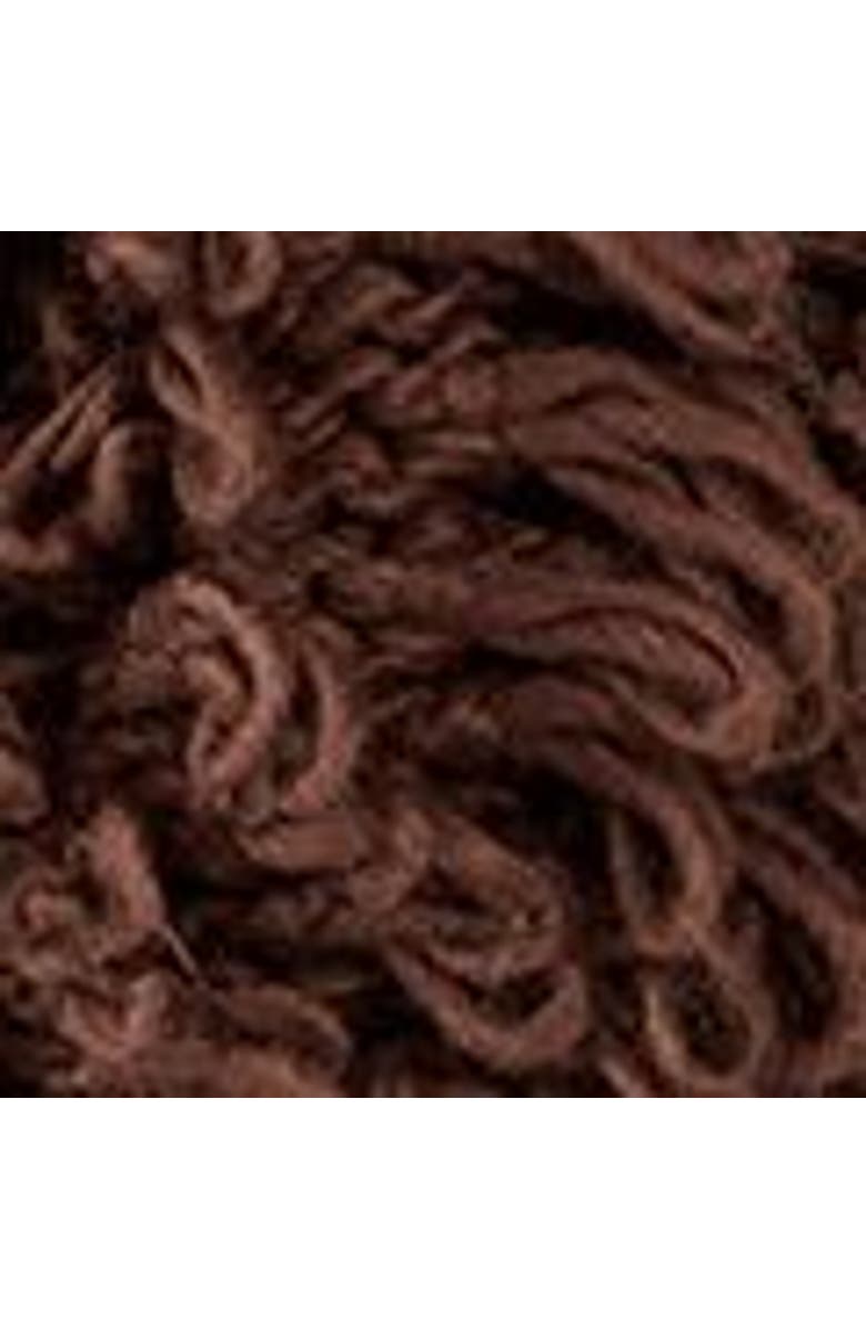 NASTY GAL Chunky Loop Yarn Knitted Cardigan, Alternate, color, Chocolate