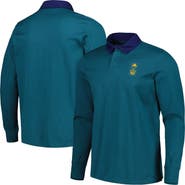 adidas Men's adidas 2023 Player Green LA Galaxy Travel Long Sleeve Polo