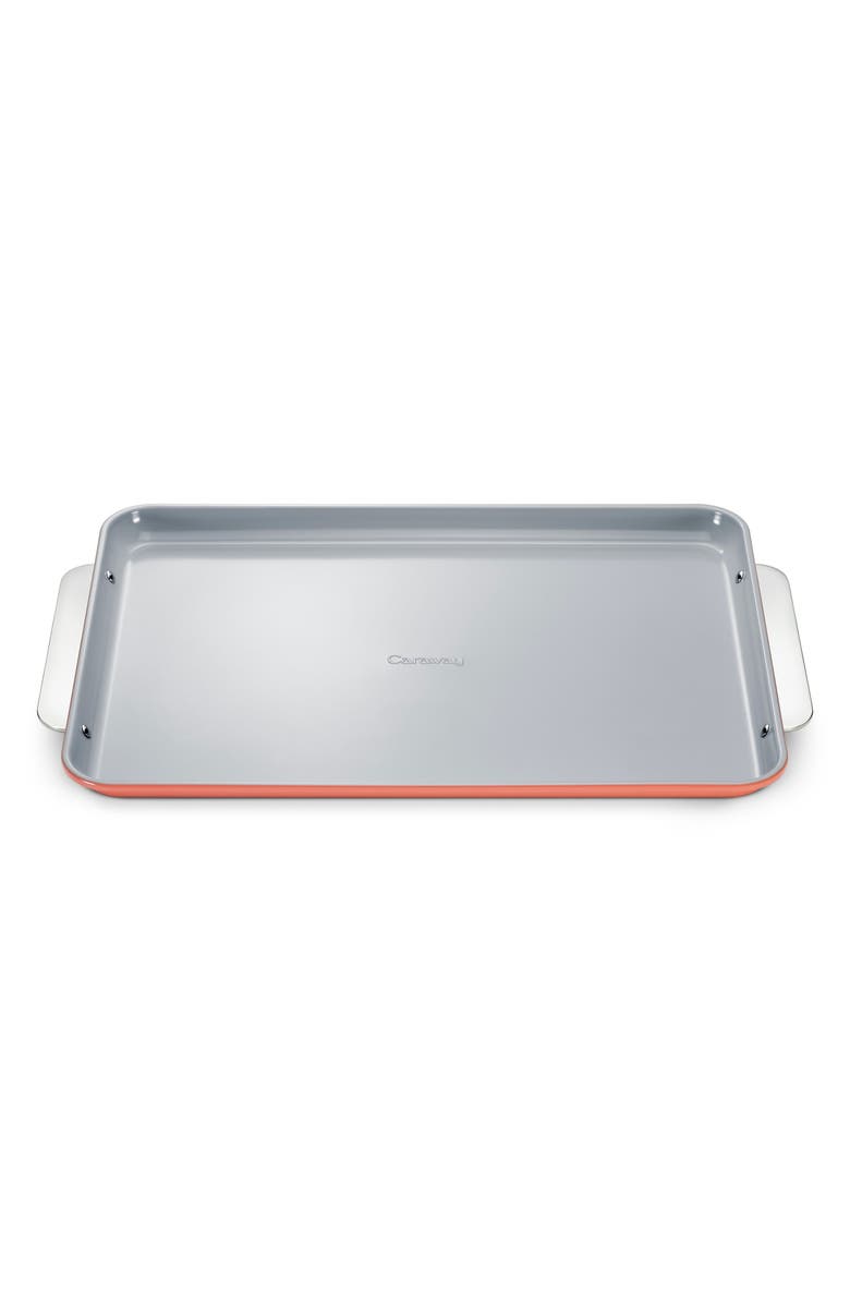CARAWAY Nonstick Ceramic Large Baking Sheet, Main, color, Perracotta