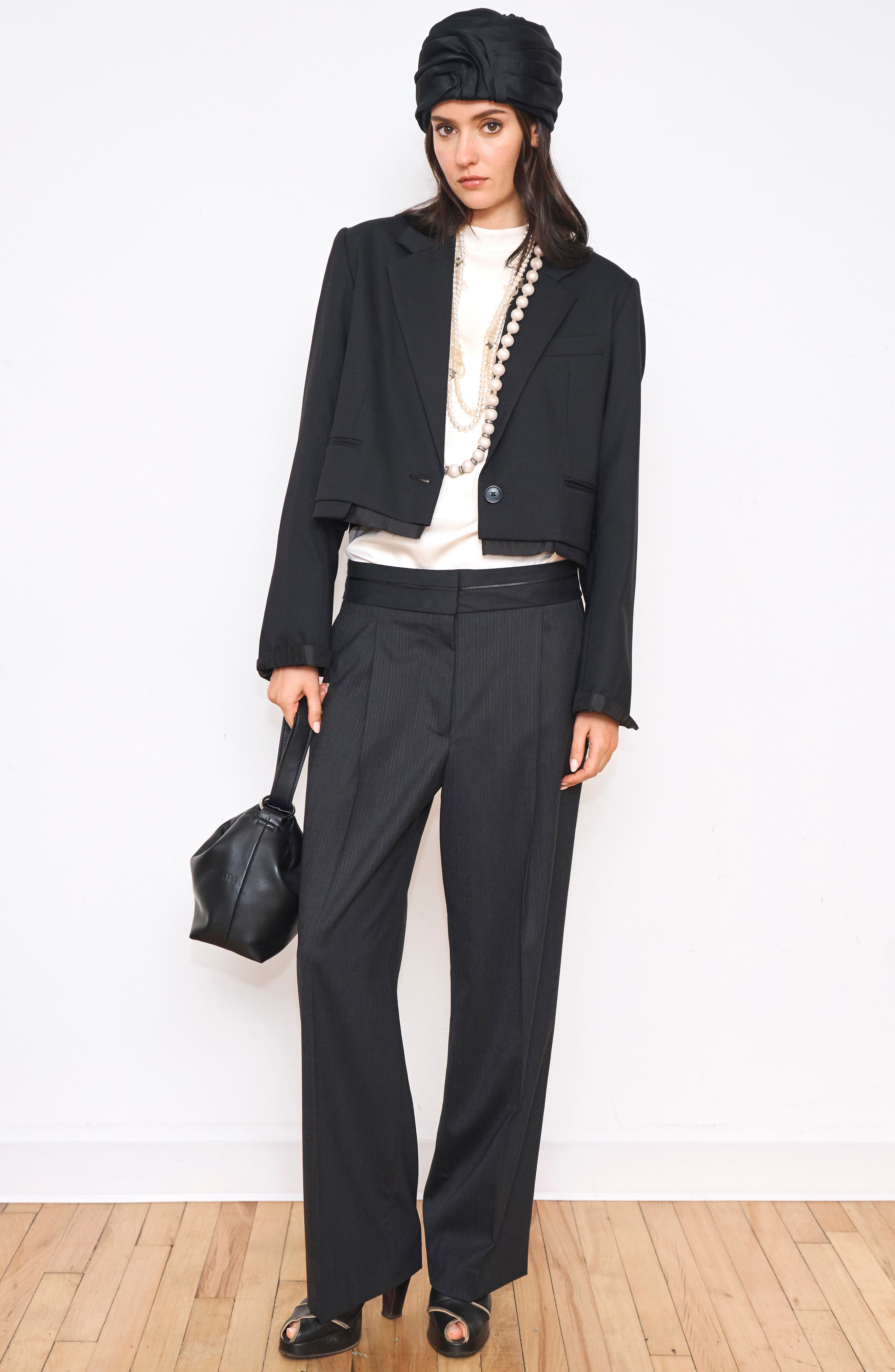 WE-AR4 The Pastry Box 20 Leather Top Handle Bag, Alternate, color, Black