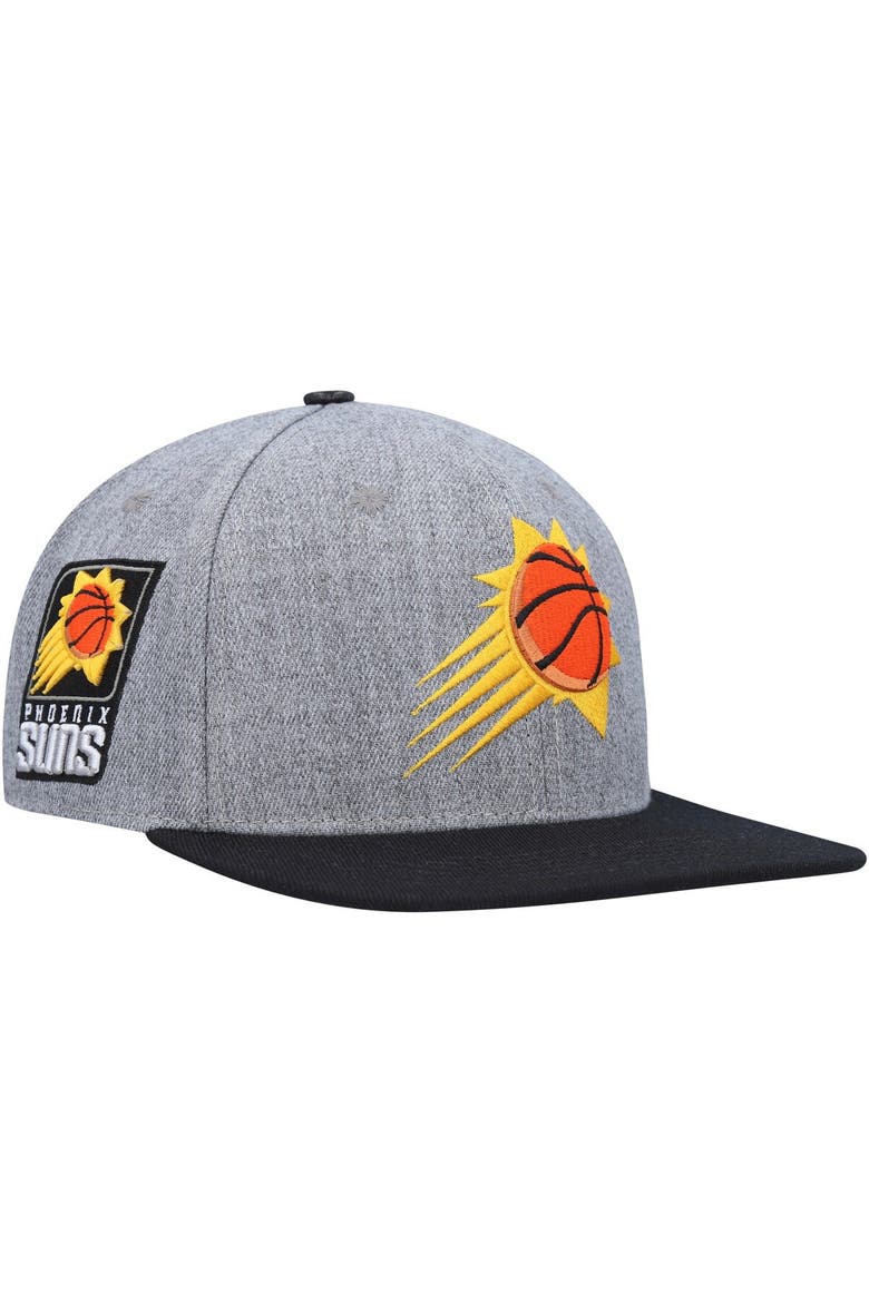Men's Pro Standard Gray/Black Phoenix Suns Classic Logo Two-Tone Snapback Hat, Main, color, Gray