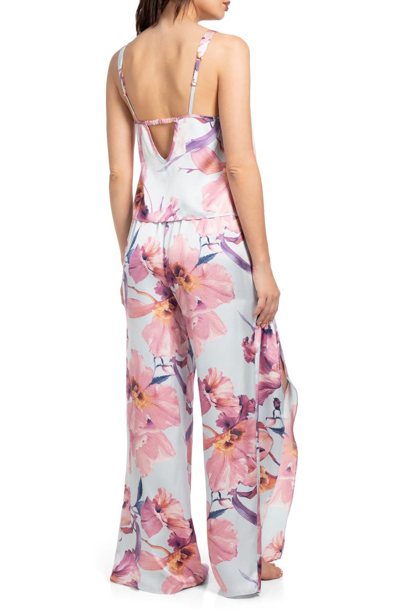 Midnight Bakery Haven Satin Pajamas, Alternate, color, Blue