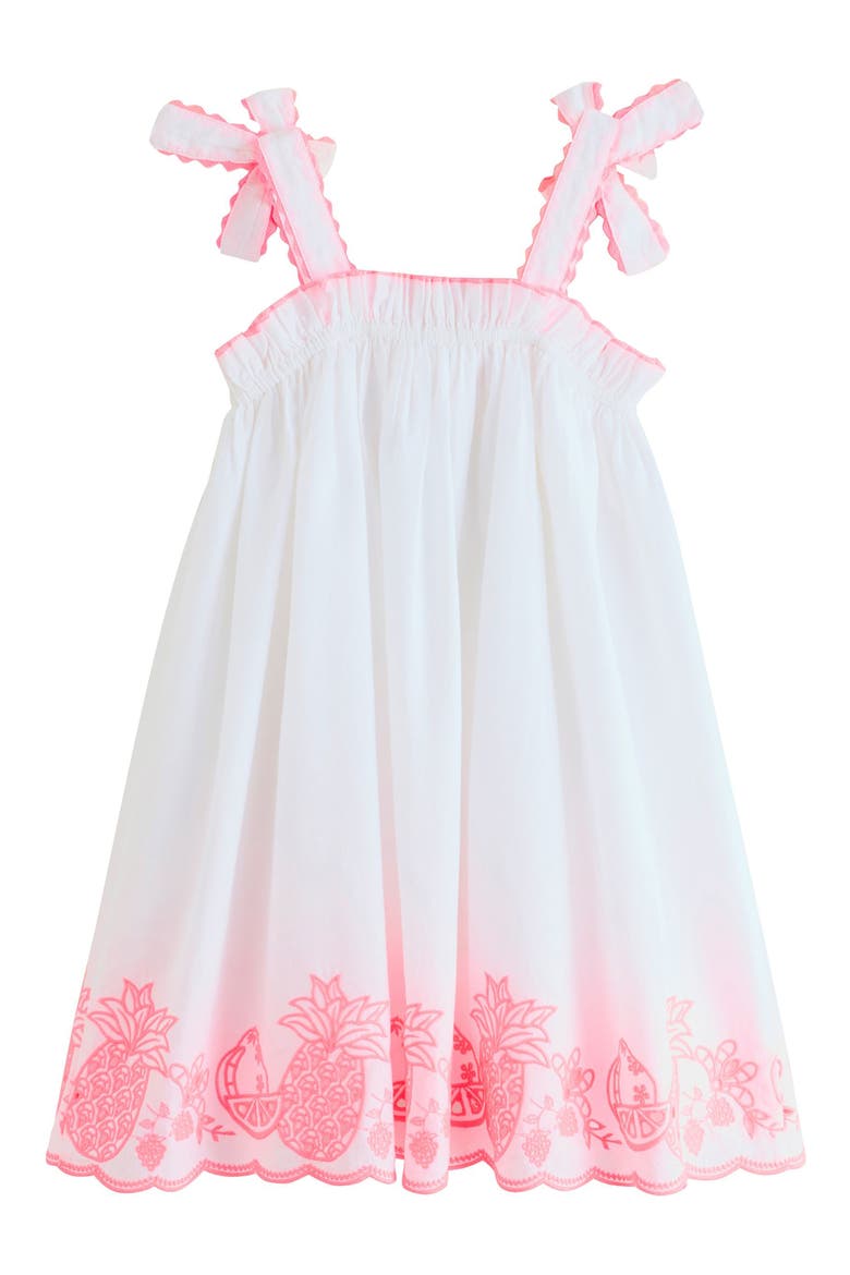 Kids' Embroidered Trim Sundress, Main, color, PINK