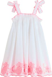 NEXT Kids' Embroidered Trim Sundress
