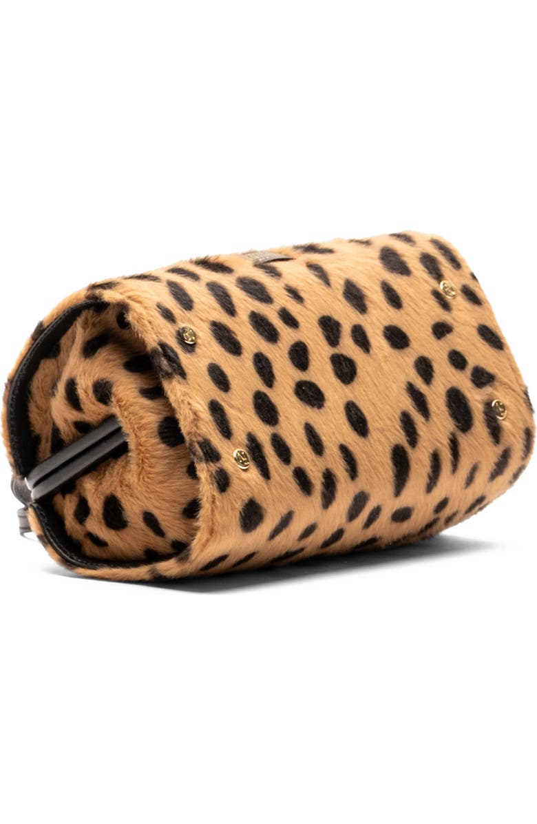 Frances Valentine Petit Michelle Cheetah Print Faux Fur Satchel, Alternate, color,