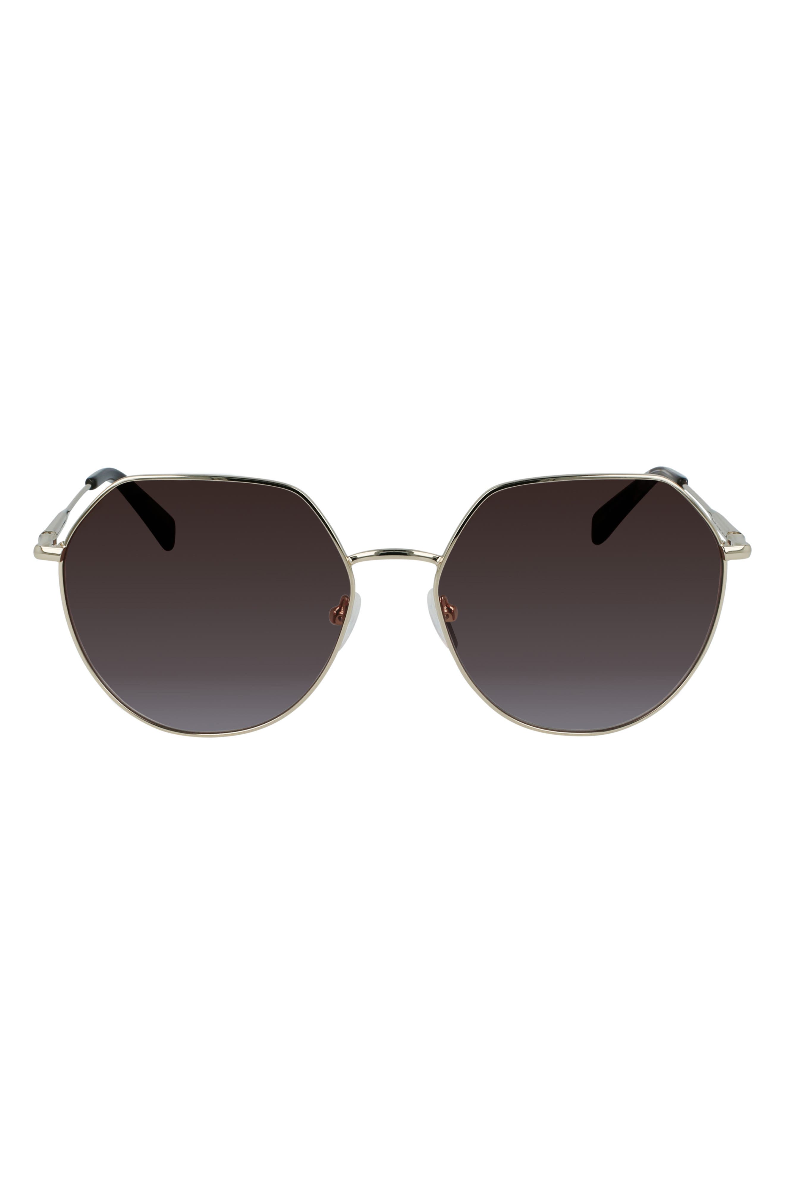 Longchamp Roseau 60mm Gradient Round Sunglasses