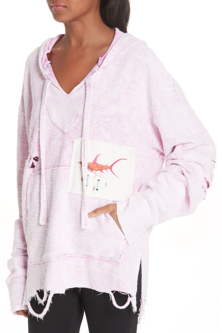 Sandy Baja Waterworld Hoodie, Alternate, color, LILAC