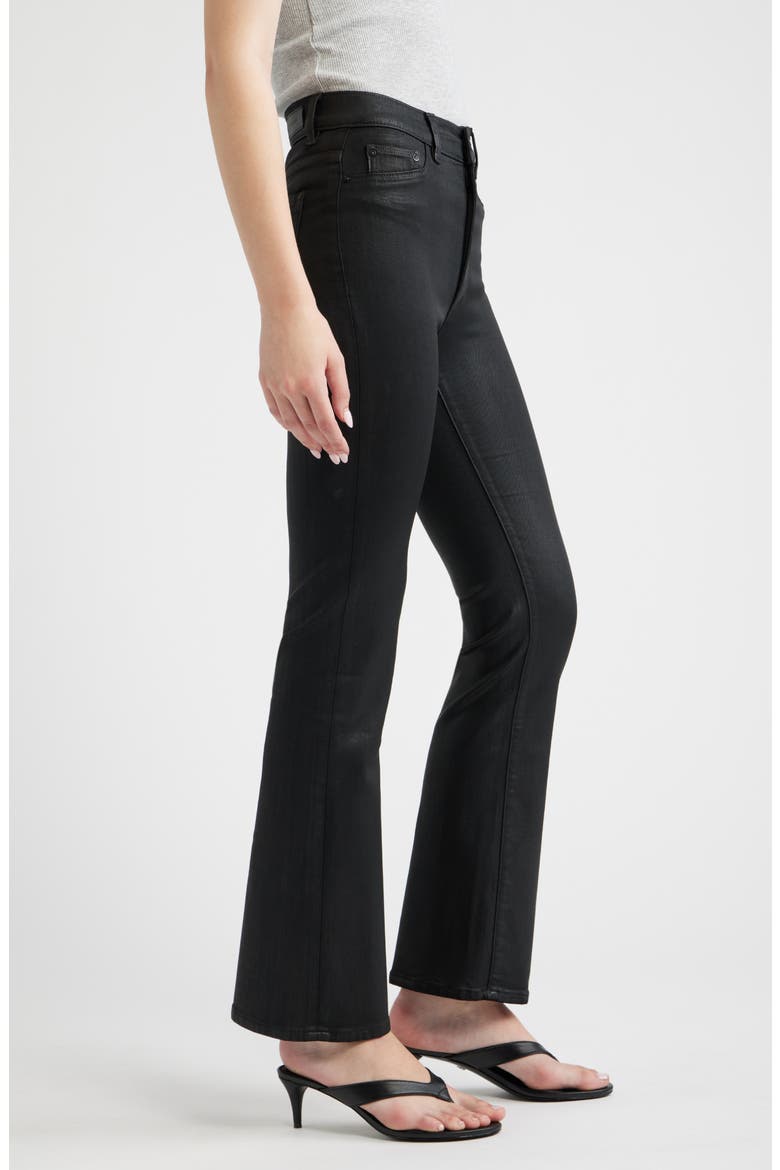 Bridget Instasculpt™ Coated High Waist Bootcut Jeans, Alternate, color, BLACK COATED