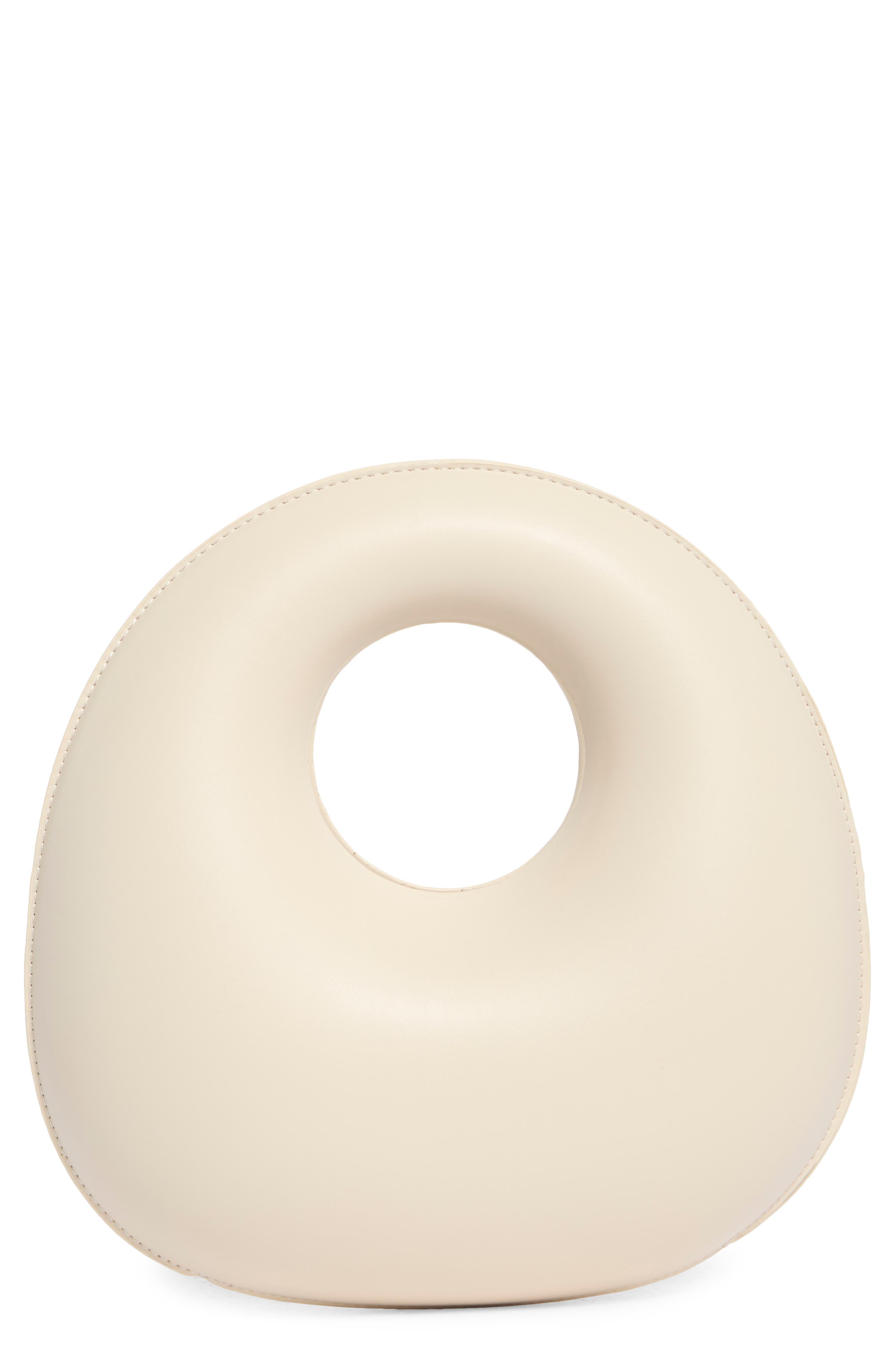 BCBG Circle Handle Molded Hobo Bag