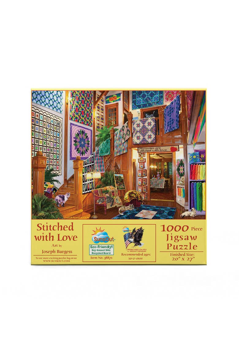 Stitched With Love a 1000 piece Jigsaw Puzzle for Adults, Alternate, color, Multicolor