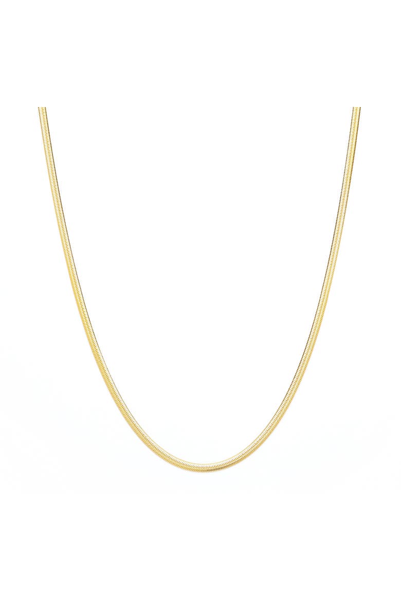 Seven Saints Herringbone Chain Necklace, Main, color, Gold