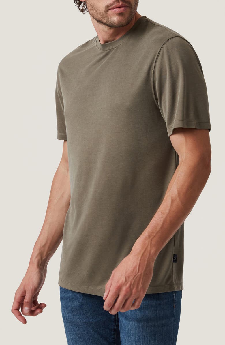 34 Heritage Piqué T-Shirt, Alternate, color, Smokey Olive