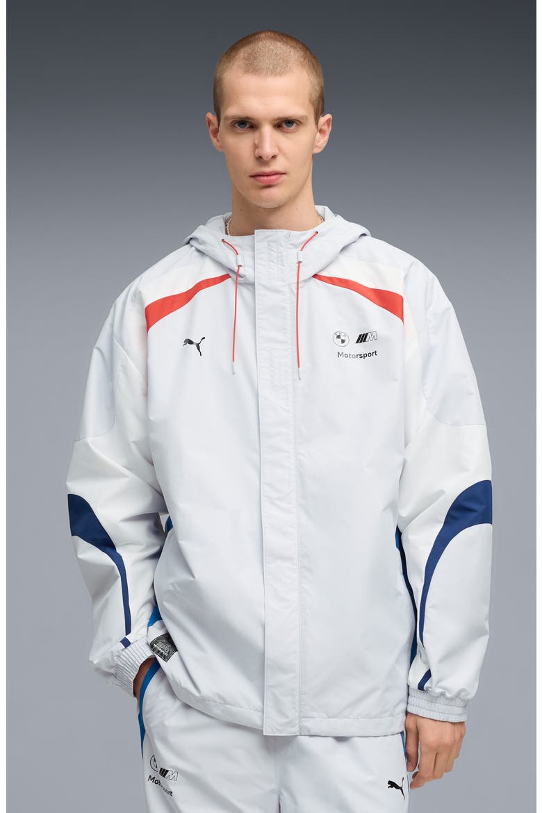 x BMW M Motorsport Hooded Jacket, Alternate, color, SILVER MIST