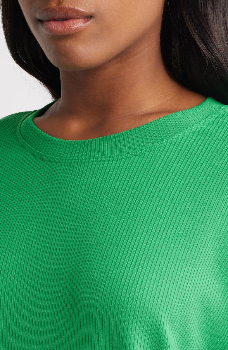 Dressed in Lala Malone Rib Oversize T-Shirt & Shorts Set, Alternate, color,