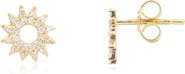 The Lovery Fine Jewelry Diamond Sun Stud Earrings